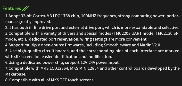 Совместимый Marlin2.0 Smoothieware MKS SGEN_L+ MKS TFT24 сенсорный экран+ wifi модуль аналогичный SKR V1.3 3D принтер лучший комплект обновления