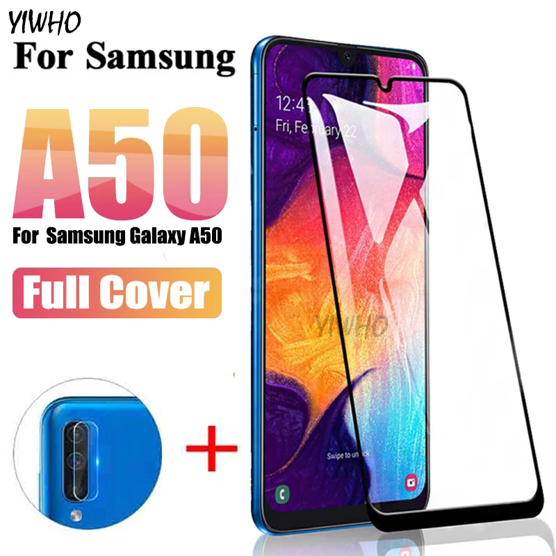 

For Samsung Galaxy A50 Camera Glas / Screen Protector For Samsung A50 2019 Tempered Glass Protective Film A 50 50A A505F 6.4inch