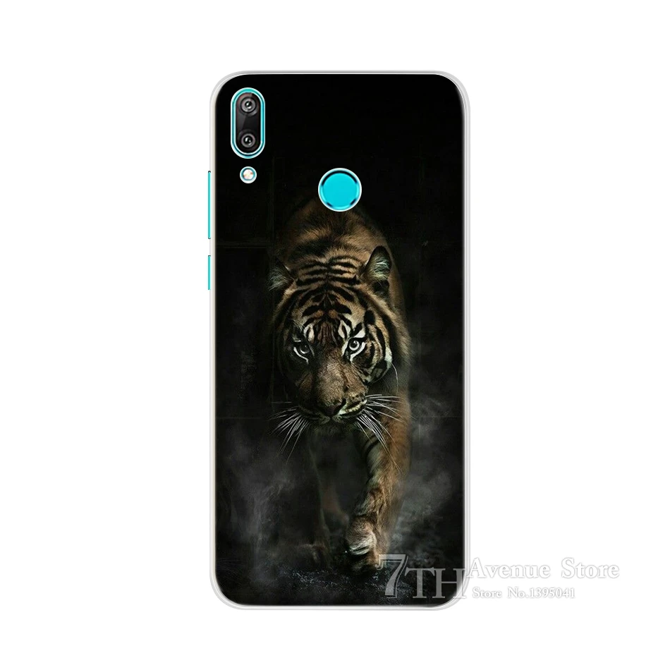Силиконовый чехол для телефона из ТПУ для huawei Y7 Prime, мягкий чехол из ТПУ для huawei Y7, чехол для huawei Y 7 Y7 Prime - Цвет: Армейский зеленый
