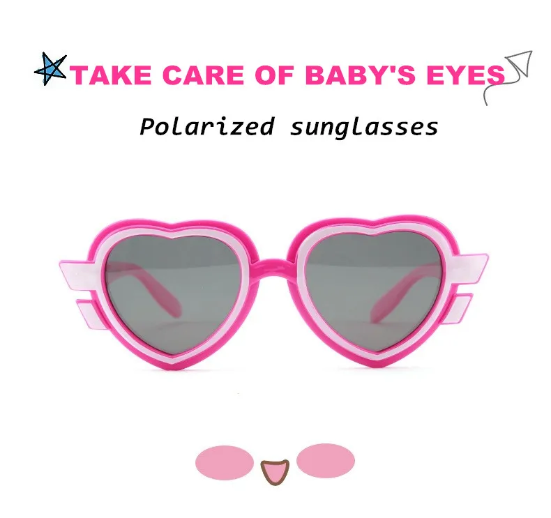 TR90 гибкие очки детские поляризационные для маленьких мальчиков Девушки Солнцезащитные очки детские солнцезащитные очки для Óculos оттенки UV400