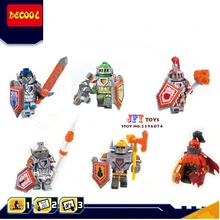 6 pcs DC8811-8816 CAVALEIROS da Série star wars super-heróis vingadores marvel modelo de blocos de construção tijolos brinquedos para crianças juguetes