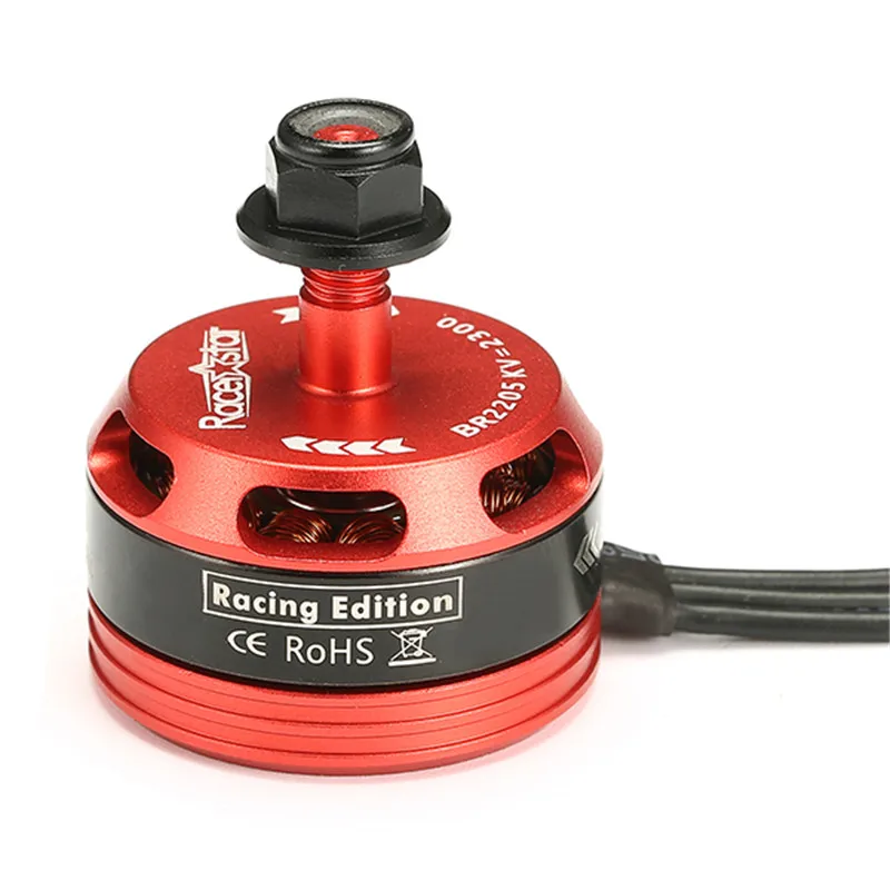 Racerstar 2205 BR2205 2300KV 2 4S бесщеточный двигатель CW CCW для QAV250 ZMR250 260 280 гоночных