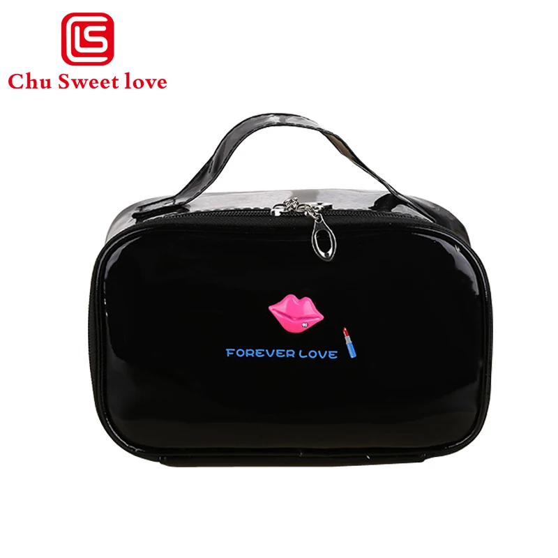  Cosmetic Box Female Lips Small Square Bag Cosmetic Bag Women'S Large Capacity Storage Handbag Trave