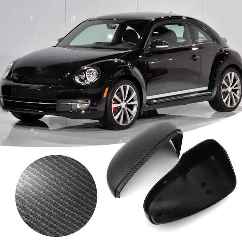 Левое+ правое зеркало из углеродного волокна для автомобиля, зеркало для Beetle CC Jetta Passat, внешнее зеркало для автомобиля, запчасти