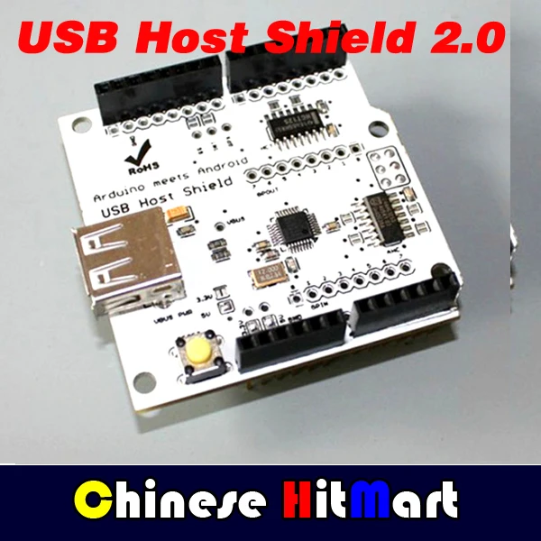 

2pcs/lot USB Host Shield 2.0 for Arduino FOR Suppot Google ADK Free shipping #J167