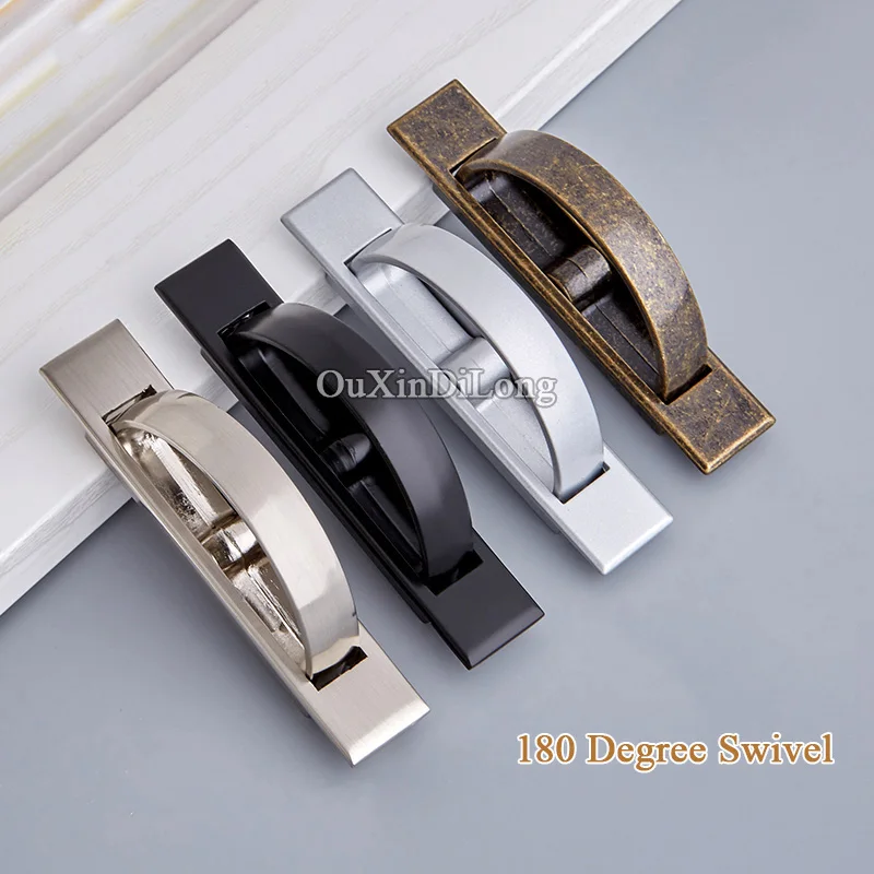 High Quality 20pcs Tatami Hidden Door Handles Recessed Flush Pull Cover