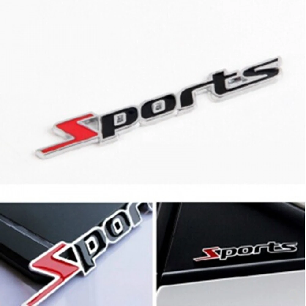 

car styling 3D metal Sports stickers Accessories for mazda cx-5 golf 7 citroen kia sportage renault captur skoda fabia smart