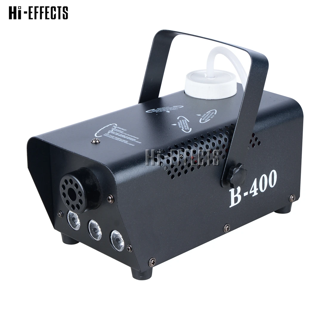 

Mini LED smoke machine 400w fog machine with RGB led lights remote control led fogger ejector for party wedding Christmas stage