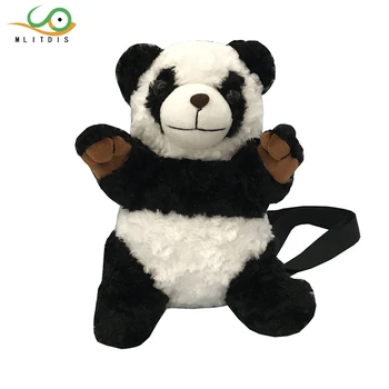 

MLITDIS Cute Plush Panda Shoulder Bag Women Female Cartoon Purse Bag Winter Handbag Club Plush Messenger Bags Totes For Girls