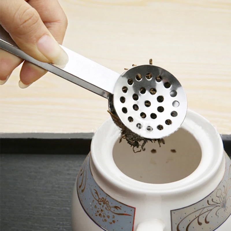 OBR чайная ложка из нержавеющей стали для китайских зеленых пакетиков для чая, пинцет, дуршлаг, щипцы, аксессуары, прочный многофункциональный