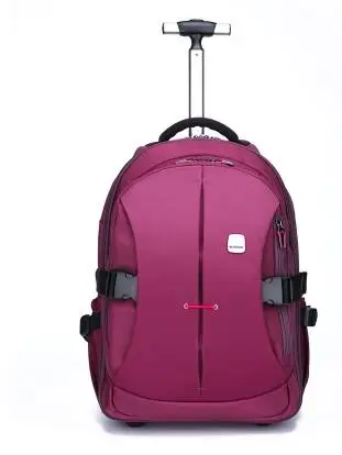 Weishengda mochila Oxford con ruedas para hombre y mujer, bolso de viaje  con ruedas, Maleta de negocios|Bolsas de viaje| - AliExpress