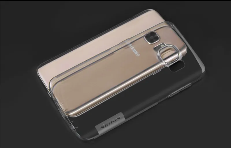 Для samsung Galaxy S7 NILLKIN Nature TPU мягкий чехол на заднюю панель прозрачный натуральный силиконовый чехол с розничной посылка