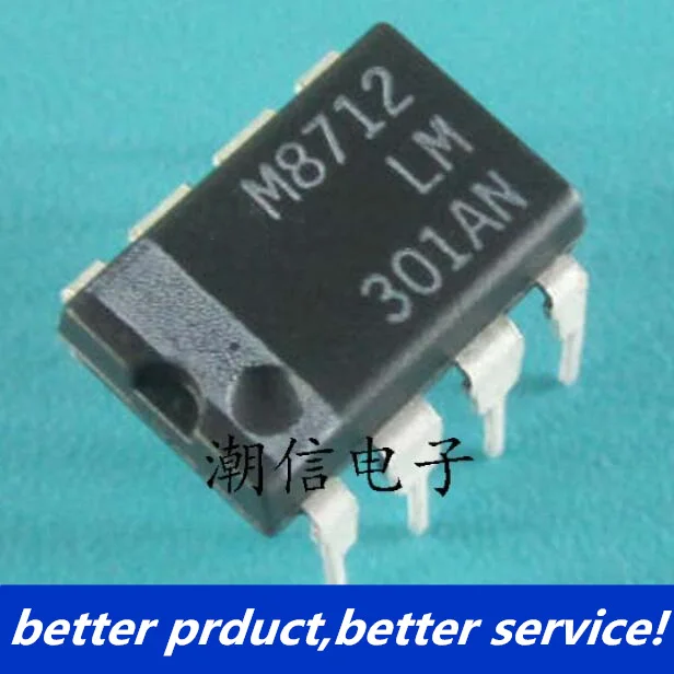 Free shipping 100PCS LM301AN DIP8 LM301 DIP NS Operational Amplifiers ...