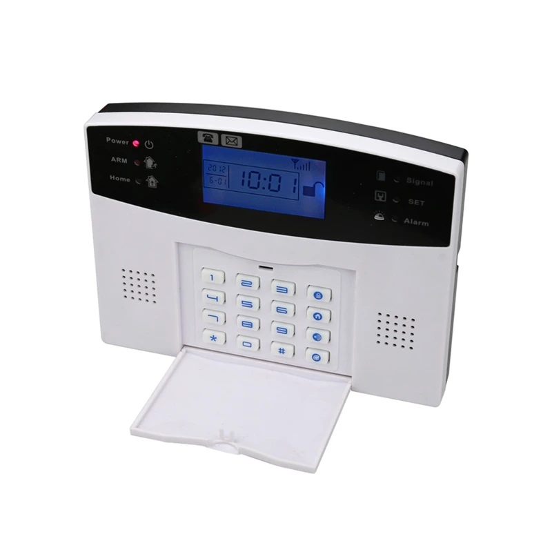 APP Control Home Alarm System English Spanish Russian Voice Smart Home GSM PSTN Burglar Alarm System 433MHz Remote Control