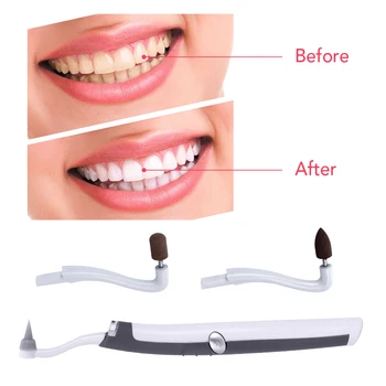 

1 Sets Portable Dental Scaler Teeth Whitening kit LED Light Electric Sonic Tooth Stain Eraser Plaque Remover Teeth Whitening