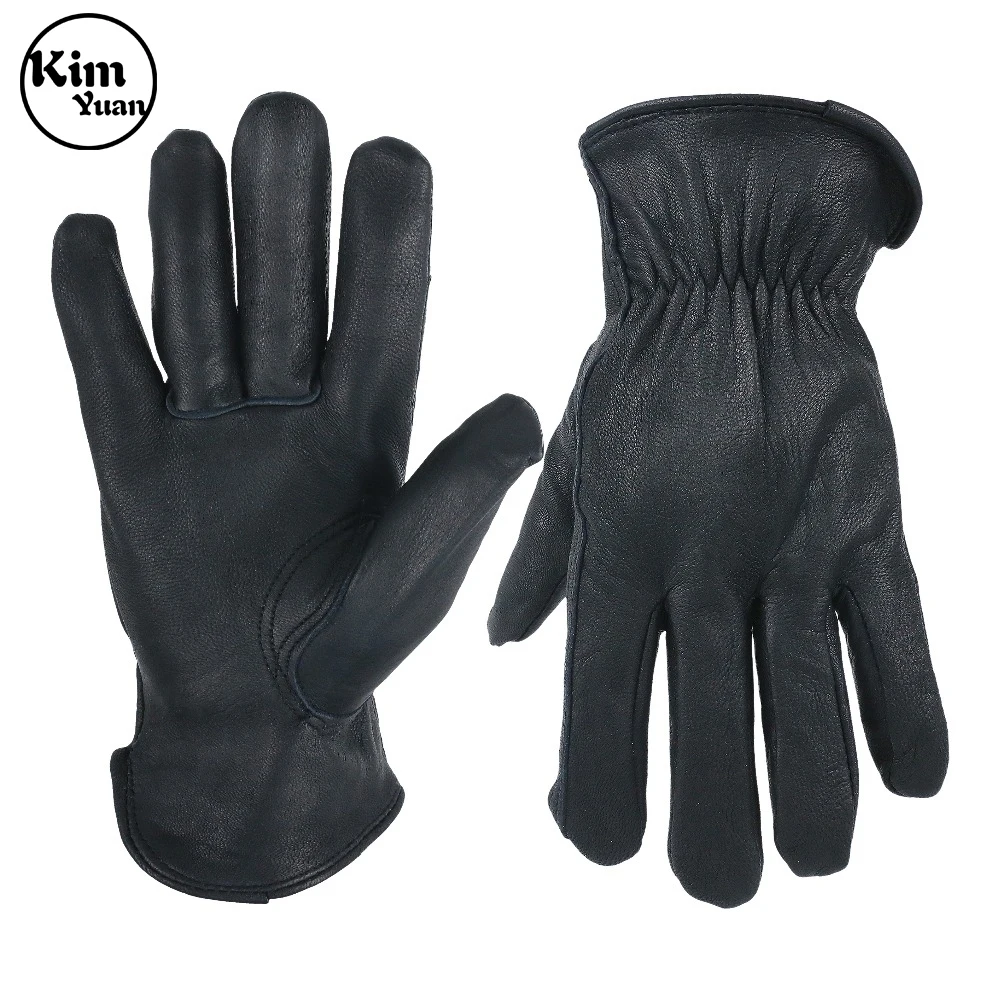 

KIM YUAN Winter Warm Work Gloves 3M Thinsulate Lining Perfect for Gardening/Cutting/Construction/Motorcycle, Men & Women
