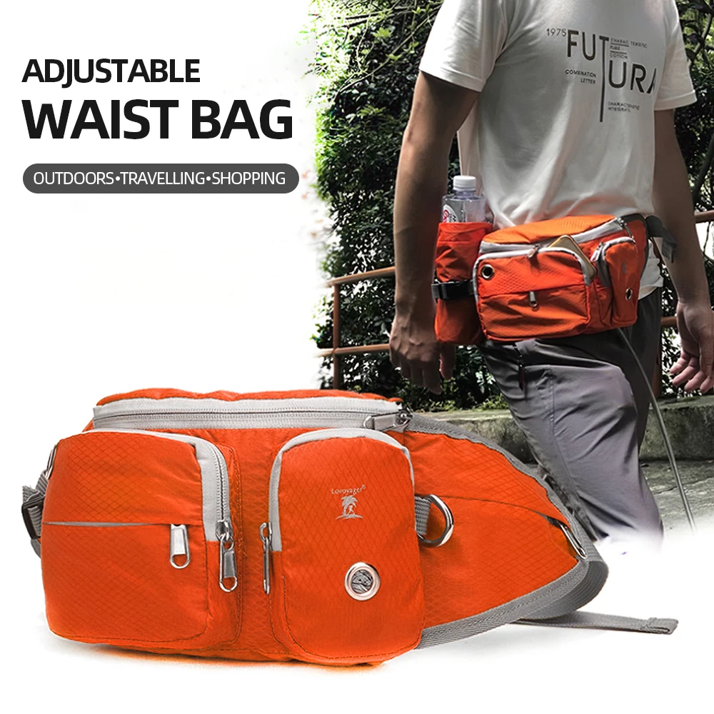 Сумки для дрессировки собак, поясная сумка, нейлоновая поясная сумка, регулируемый держатель для бутылки с водой, отверстие для наушников, сумка для какашек, диспенсер для дрессировки собак