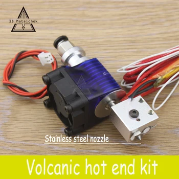 

New!3D Printer parts Volcano kit J-head Hotend for 1.75/3.0mm Filament Extruder 0.4mm Stainless steel Nozzle,Makerbot Reprap