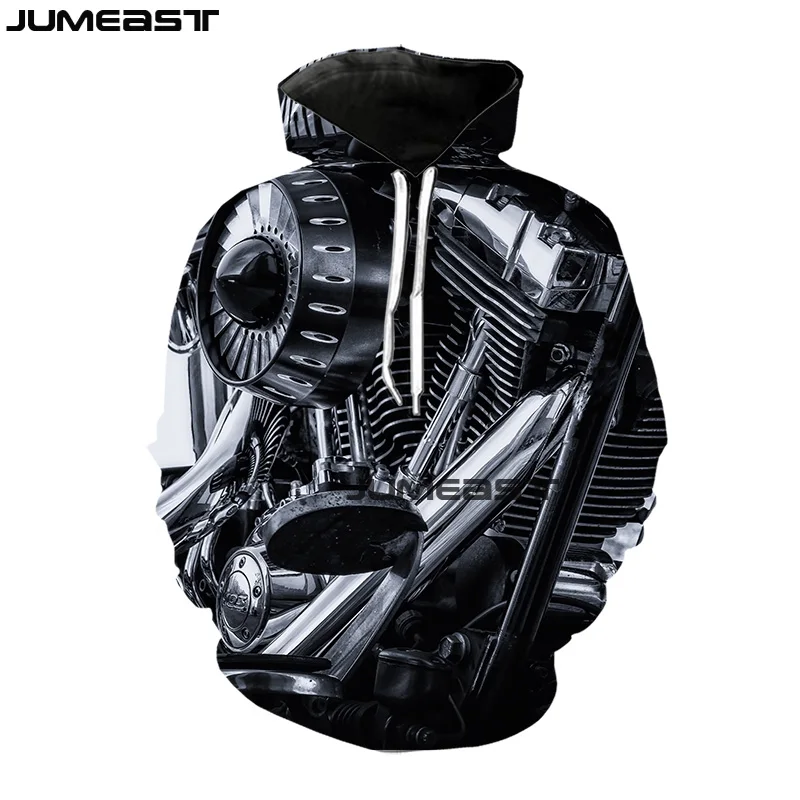 

Jumeast Brand Men/Women 3D Printed Sweatshirt Cool Motorcycle/Bike Long Sleeve Sport Pullover Spring Hoodies