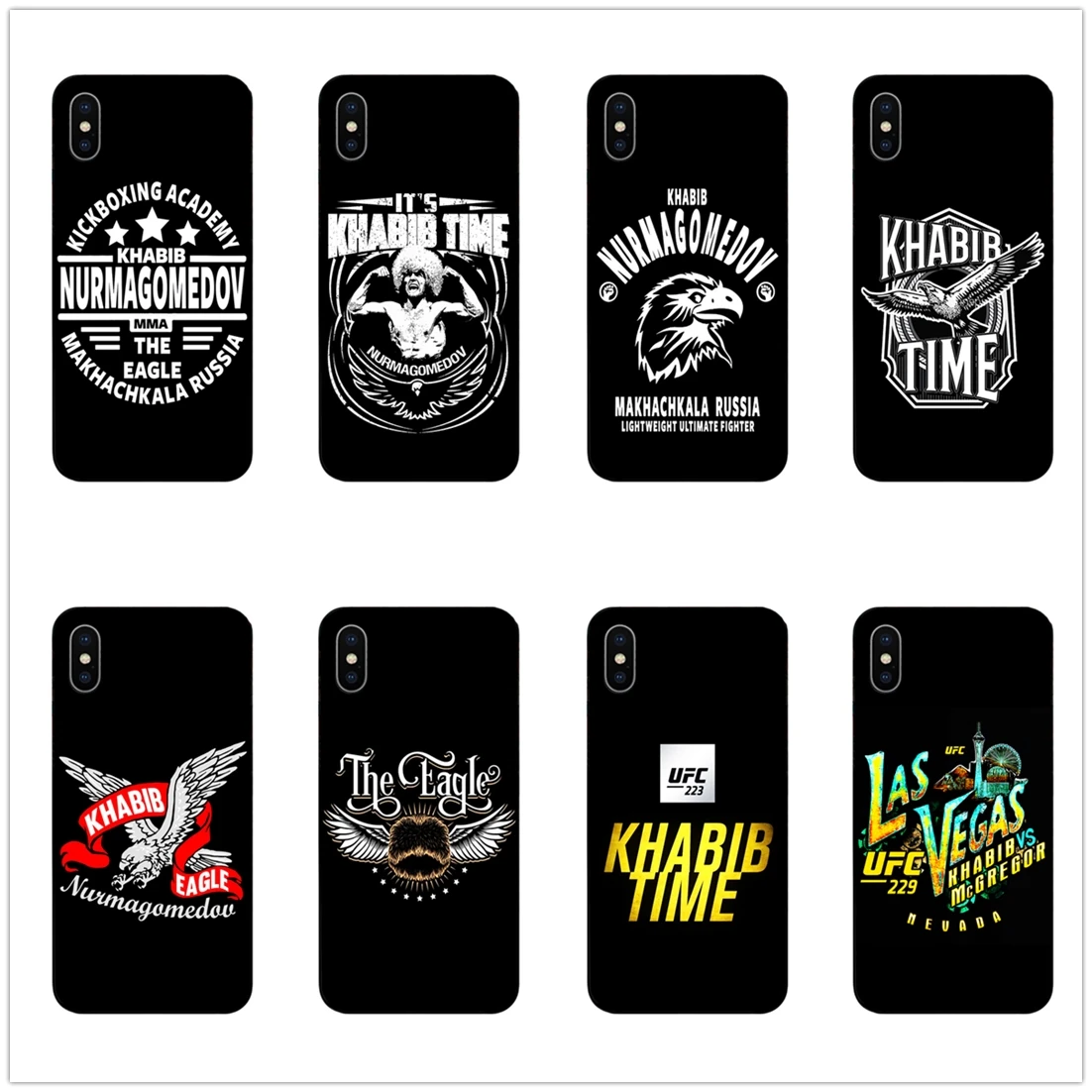 

DK Khabib Time Nurmagomedov UFC New phone case black cover for Samsung s8 s9plus S6 S7Edge for iPhone 6s 7 8plus 5 X XS XR XSMax