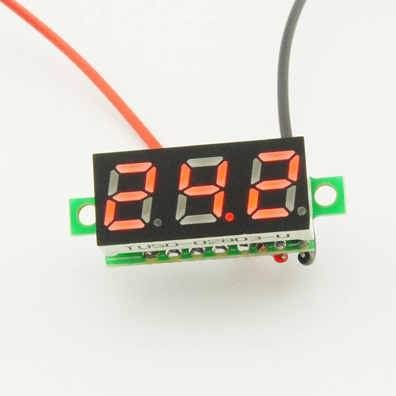 

Mini Digital Voltmeter Voltage Tester Meter 0.28 Inch 30V LED Screen Electronic Parts Accessories Digital Voltmeter