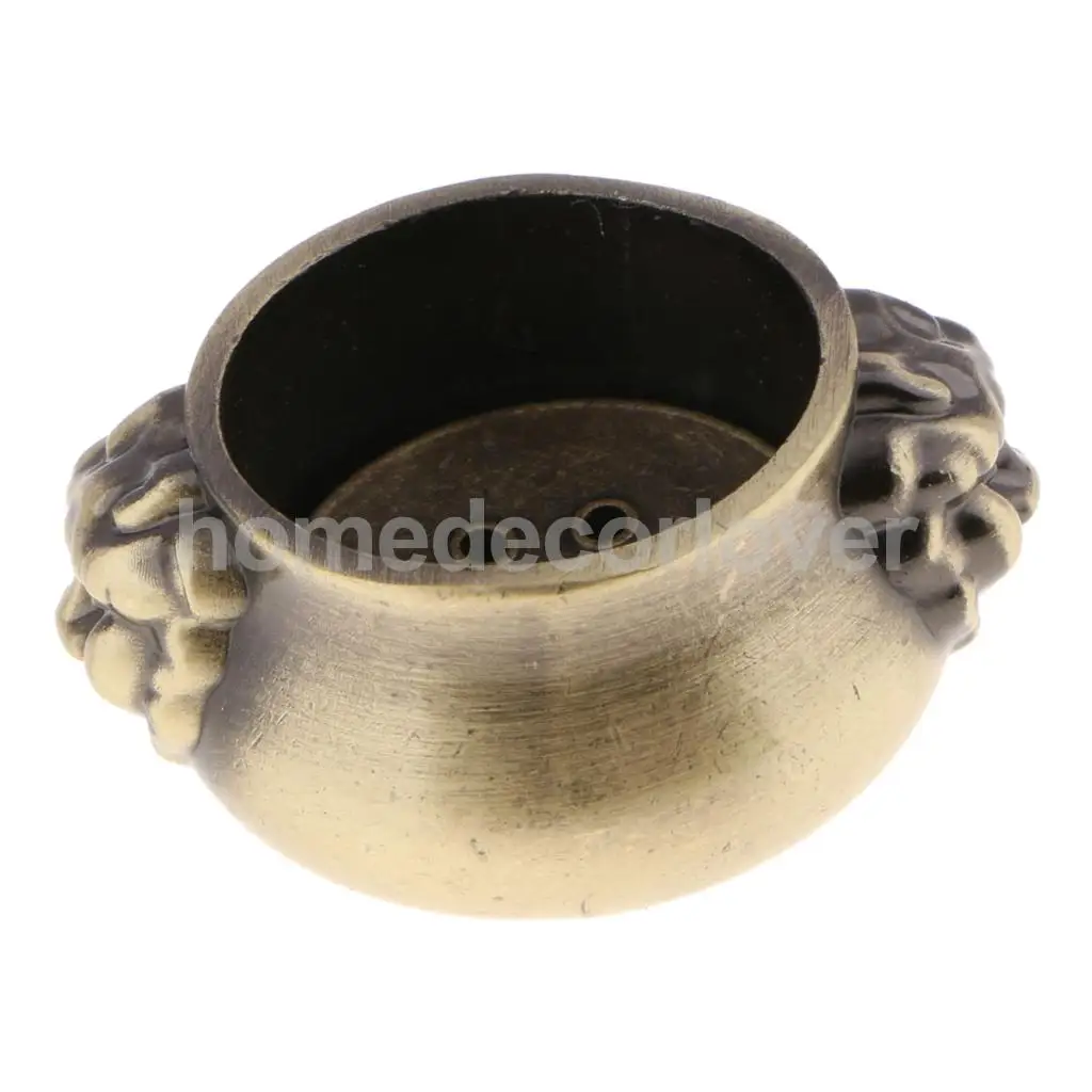 Chiense Style Copper Alloy Incense Burner Stick Holder Incense Base Plug Home Decoration