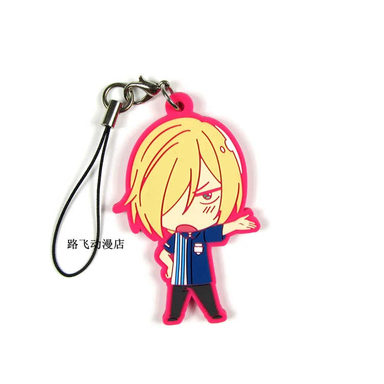 Юрий! На ледяную экшн фигуру Юри Katsuki Victor Nikiforov аниме модель резиновый брелок