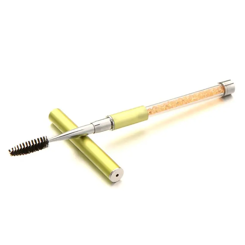 1 шт., прочная щетка для ресниц, расческа для ресниц, разделитель ресниц, тушь для ресниц, подтягивающая локон, металлическая кисть, инструмент для макияжа