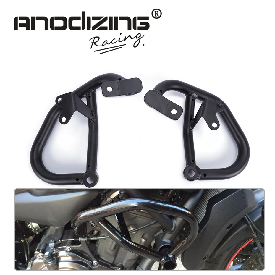 2014 2015 2016 for YAMAHA MT 07 FZ 07 MT07 FZ07 Black Engine Guard