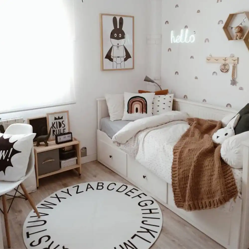 nordic style baby room
