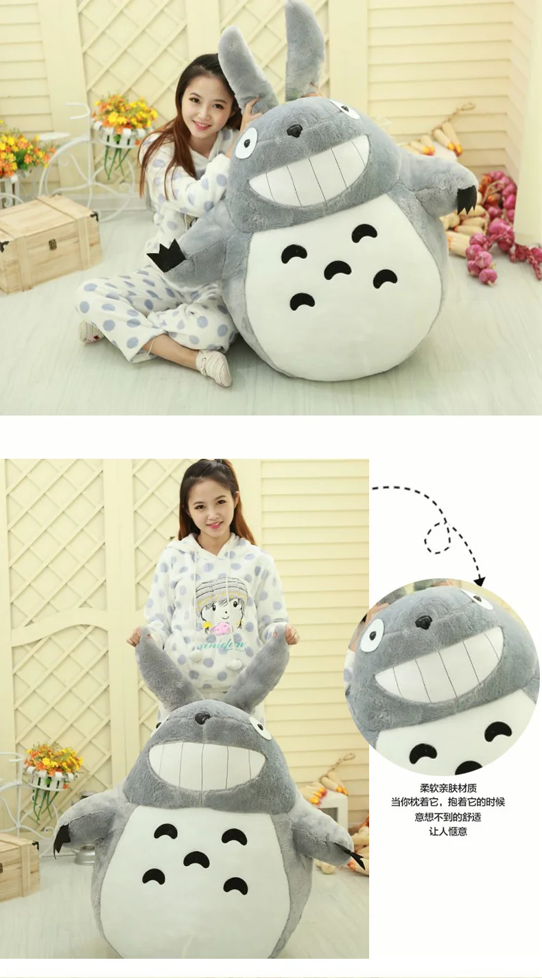 my neighbor totoro plush toy 2019 New kawaii anime totoro toy , stuffed plush totoro doll 20-80cm