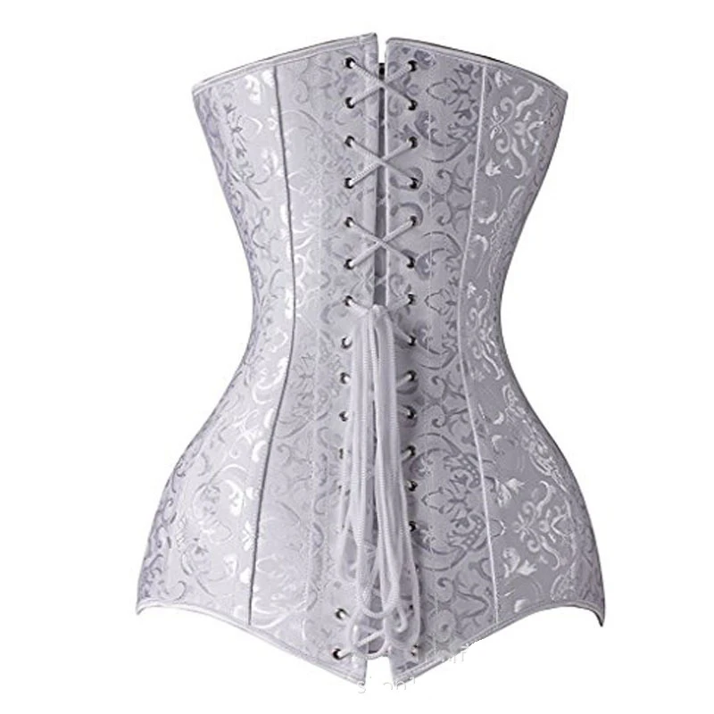 Sexy Overbust Corsets and Bustiers Steampunk Gothic Plus Size Waist Halloween Artificial Leathe Latex Lingerie 6XL SX069