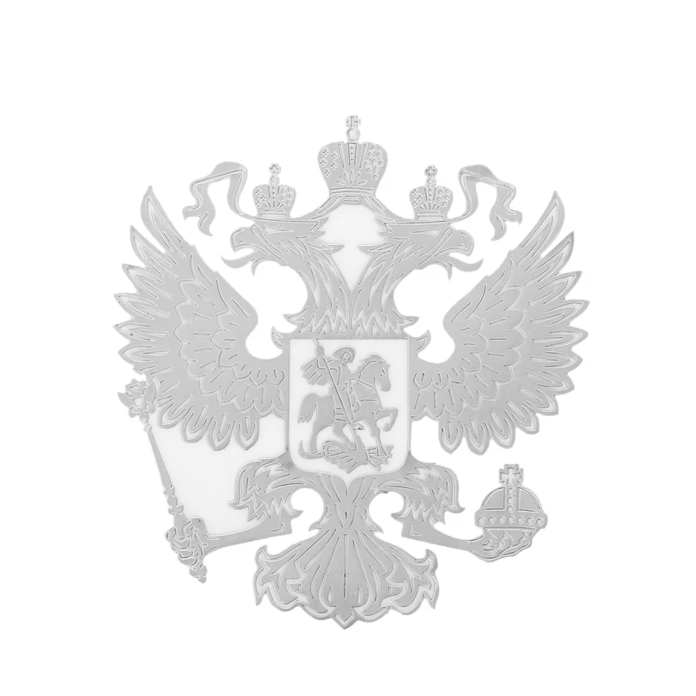 Pop Pink герб Россия никелевая металлическая наклейка на автомобиль наклейки