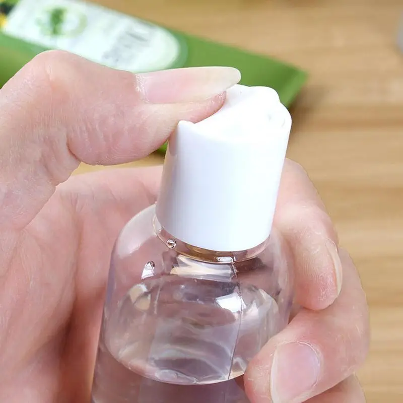 1/3 pcs فارغة زجاجة شفافة 50 ml البلاستيك مستحلب كريم الحاويات الشامبو شفافة السائل البسيطة غسول زجاجة إكسسوارات السفر