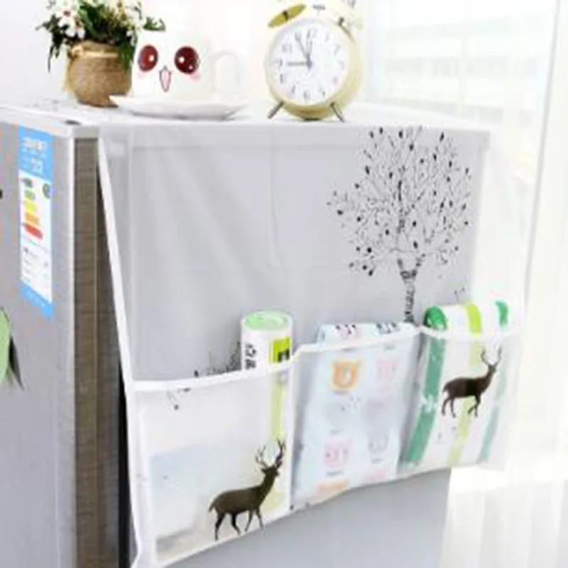 

Hot Sale Dual-purpose Refrigerator Dust Cover Multi-use Waterproof Pouch Storage Organizer Bag