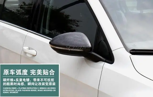 

Carbon Fiber Car Door Wing Mirror Covers Styling 2pcs For VW Volkswagen Golf 7 ( For GTI 7 Mk7 2013-2014 ) Z2AAI005