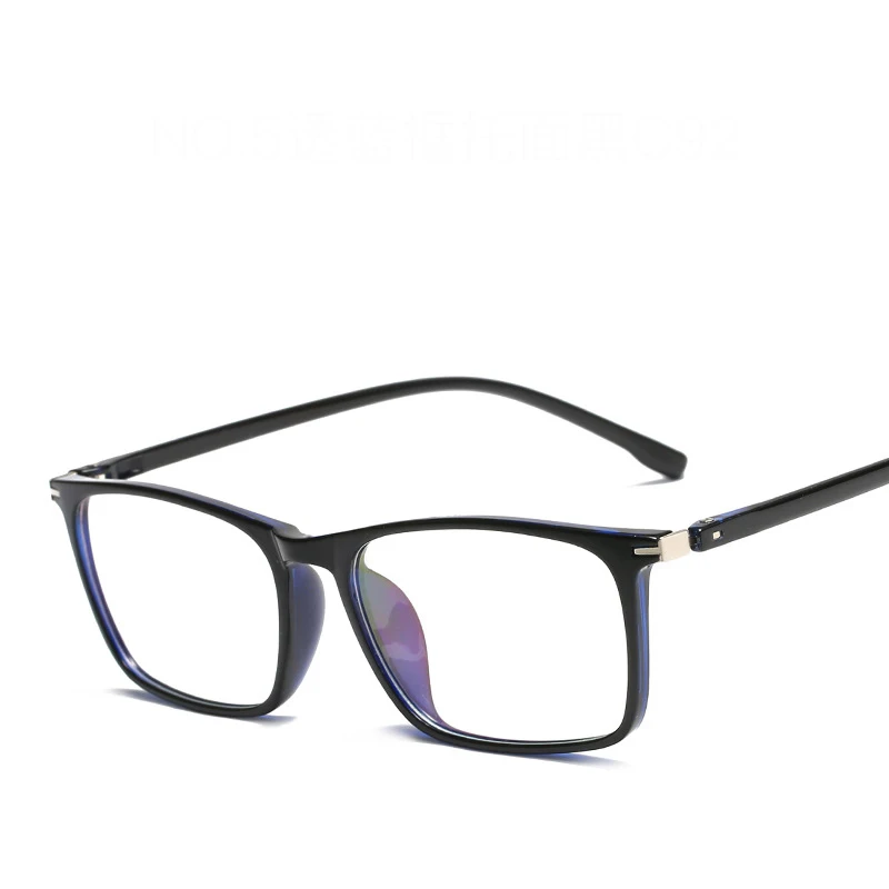 Для мужчин Для женщин TR90 очки рамки плотная очки компьютерные очки оправа для очков, винтажная, брендовая, дизайнерская с защитой от УФ-излучения прозрачное защитное стекло - Цвет оправы: 5