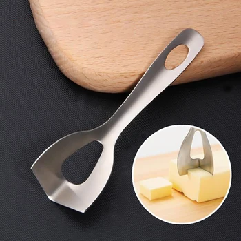 

Stainless Steel Cutter Cheese Knife Spreader Cake Slicer Kitchen Butter Square Cutter Creative Household Cheese Kitchen Utensils