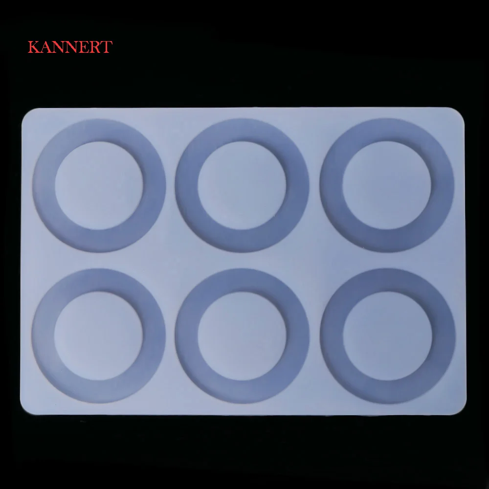 Hot New Hollow circle Chocolate Candy Jello 3D Silicone Mold Chocolate