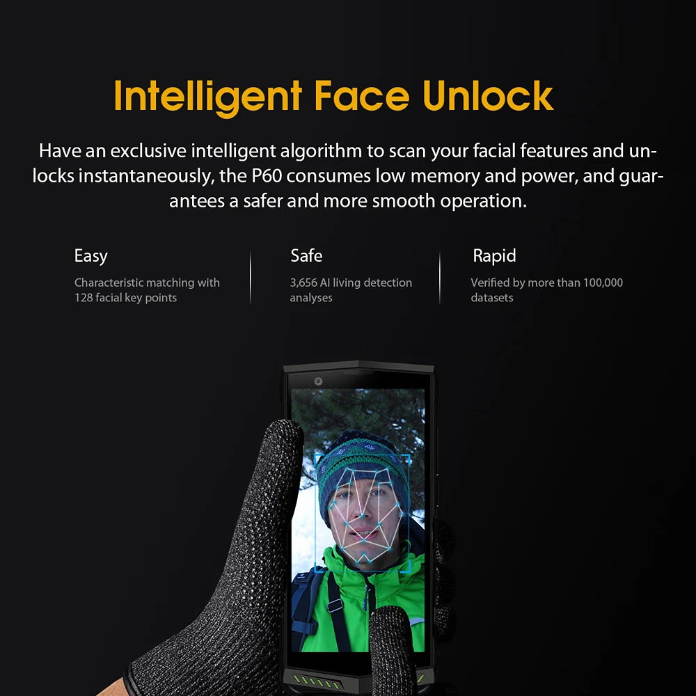 POPTEL P60 Face ID IP68 водонепроницаемый мобильный телефон 5," Android 8,1 MTK6763 6 ГБ+ 128 Гб 5000 мАч Беспроводная зарядка NFC 4G LTE смартфон