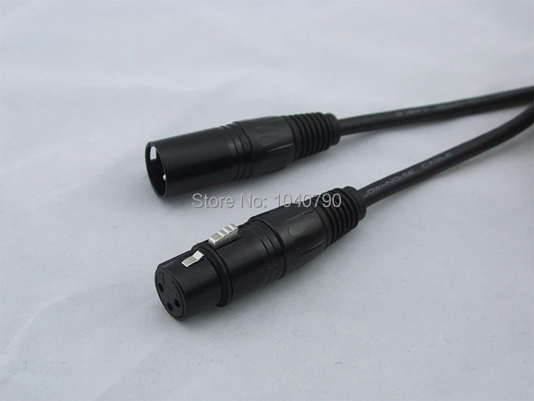 

XLR 3Pin black Mic Cable Cord Microphone Audio Male to Female Shielded Phone line Tuning decca nong male female 3M 9.6ft