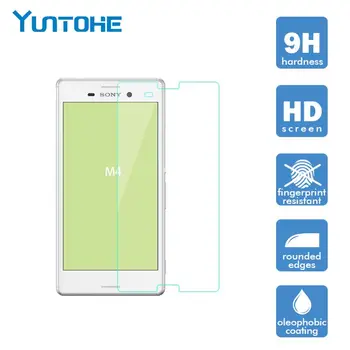 

For Glass Sony Xperia M4 Screen Protector Tempered Glass For Sony Xperia M4 Glass Film Phone For Sony M4 100pcs/lot