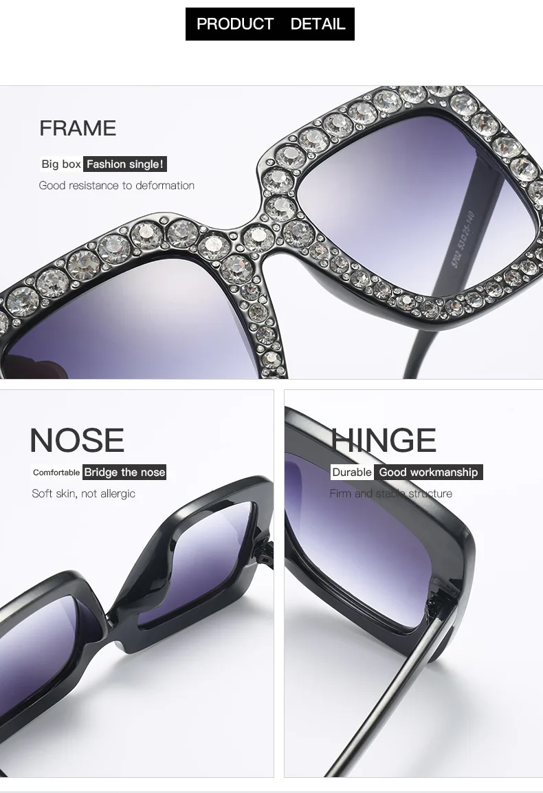 OFIR роскошные квадратные солнечные очки с бриллиантами, женские брендовые солнцезащитные очки с кристаллами, новинка, градиентные очки, зеркальные оттенки NE53