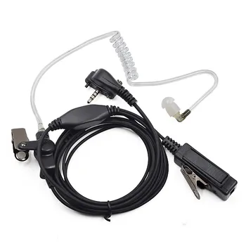 

XQF 5Pcs Guard Air Tube Earpiece Headset Headphone Mic for Vertex Standard Ham Radio VX-160 VX231 VX-350 VX-351 VX-454 VX-354