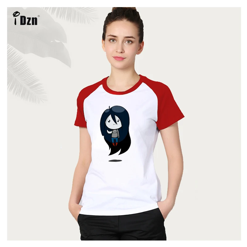 

Summer women's Short Sleeve tshirt girls T-shirt Adventure Time with Finn and Jake Marceline the Vampire Queen T shirt Print Tee