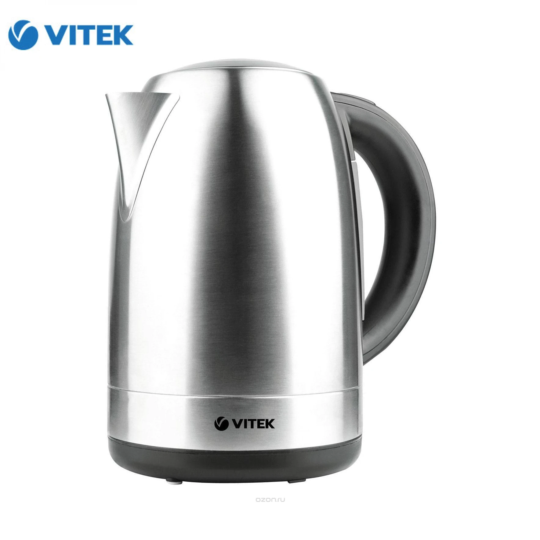 Электрический чайник VITEK VT-7021(SR) (1.7 л, 2200 Вт, нержавеющая сталь, серебристый)
