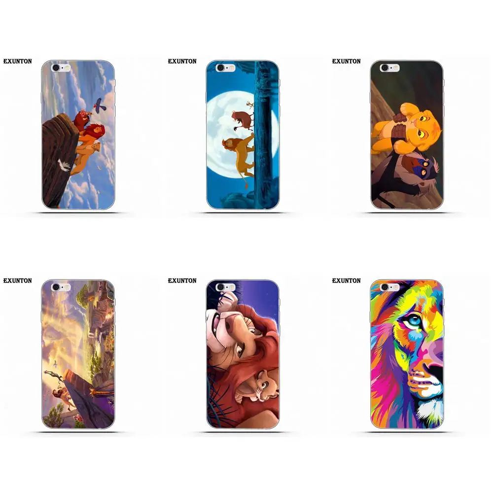 Чехол для мобильного телефона из ТПУ с изображением Льва короля Apple iPhone 4 4S 5 5C SE 6 6S