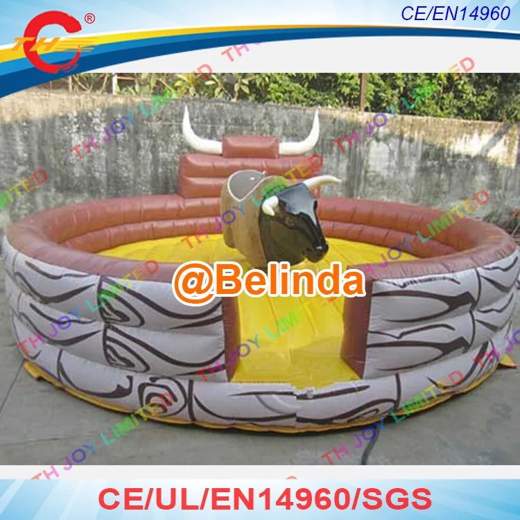 

Free shipping, 5m Diameter mechanical bull Rodeo inflatable riding game, inflatable bull riding Rodeo bull, inflatable Rodeo