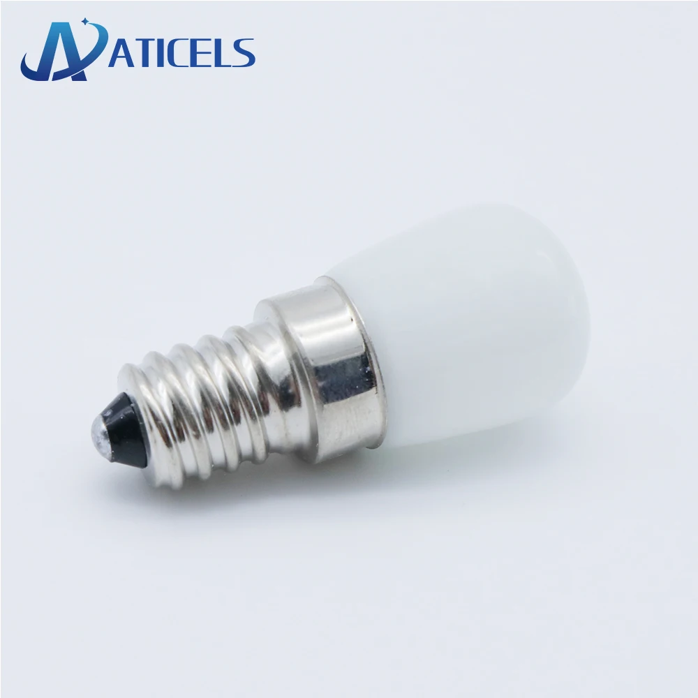 Мини E14 E12 светодиодная лампочка холодильника 2W AC 220V Светодиодная лампа