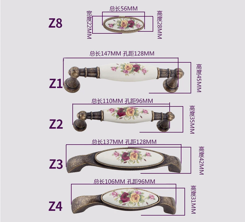 10pcs Antique Furniture Knobs and Handl (8)